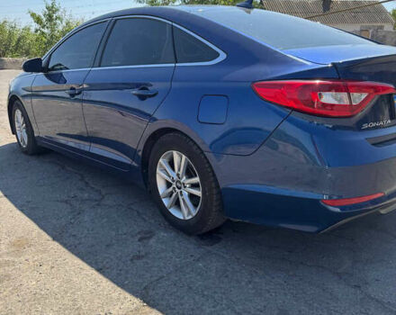 Синій Хендай Соната, об'ємом двигуна 2.36 л та пробігом 118 тис. км за 10500 $, фото 12 на Automoto.ua