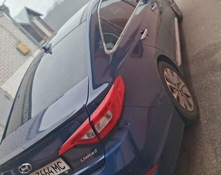 Синій Хендай Соната, об'ємом двигуна 2.36 л та пробігом 185 тис. км за 12500 $, фото 3 на Automoto.ua