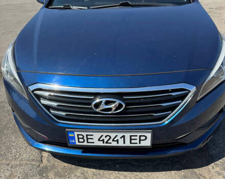 Синій Хендай Соната, об'ємом двигуна 2.36 л та пробігом 118 тис. км за 10500 $, фото 1 на Automoto.ua
