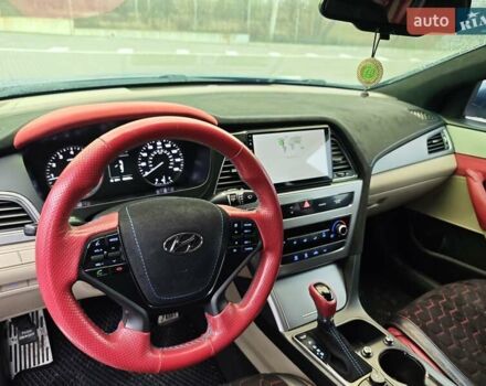 Синий Хендай Соната, объемом двигателя 2.36 л и пробегом 100 тыс. км за 9999 $, фото 27 на Automoto.ua