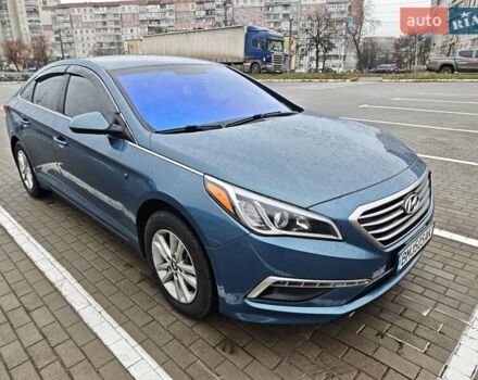 Синий Хендай Соната, объемом двигателя 2.36 л и пробегом 100 тыс. км за 9999 $, фото 2 на Automoto.ua