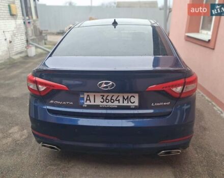 Синій Хендай Соната, об'ємом двигуна 2.36 л та пробігом 185 тис. км за 12500 $, фото 2 на Automoto.ua