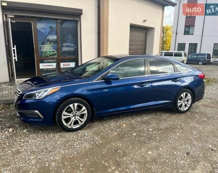 Синій Хендай Соната, об'ємом двигуна 2.4 л та пробігом 127 тис. км за 10500 $, фото 4 на Automoto.ua