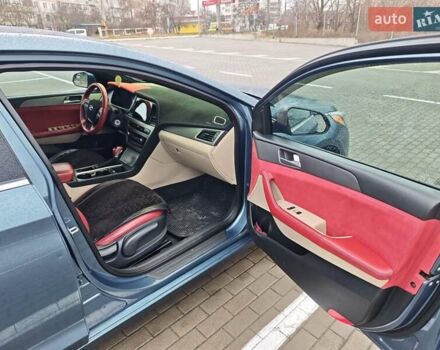 Синий Хендай Соната, объемом двигателя 2.36 л и пробегом 100 тыс. км за 9999 $, фото 17 на Automoto.ua