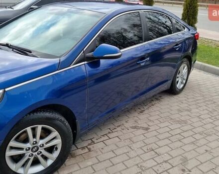 Синий Хендай Соната, объемом двигателя 2.36 л и пробегом 110 тыс. км за 8450 $, фото 11 на Automoto.ua