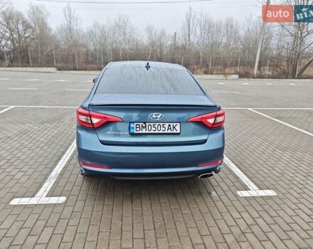 Синий Хендай Соната, объемом двигателя 2.36 л и пробегом 100 тыс. км за 9999 $, фото 5 на Automoto.ua