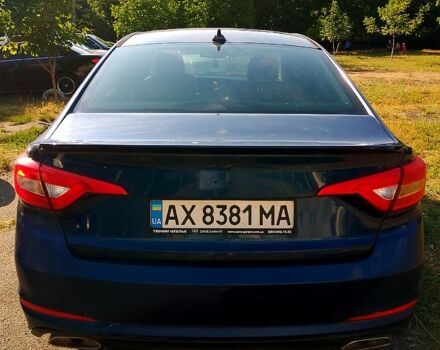 Синій Хендай Соната, об'ємом двигуна 2.4 л та пробігом 210 тис. км за 5300 $, фото 3 на Automoto.ua