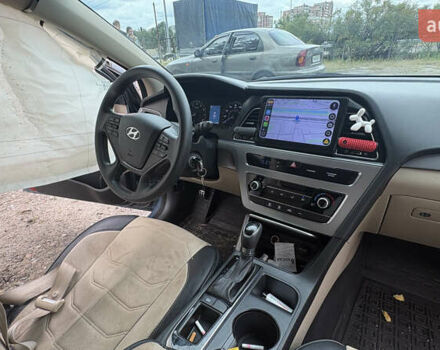 Синий Хендай Соната, объемом двигателя 2.4 л и пробегом 117 тыс. км за 5500 $, фото 15 на Automoto.ua