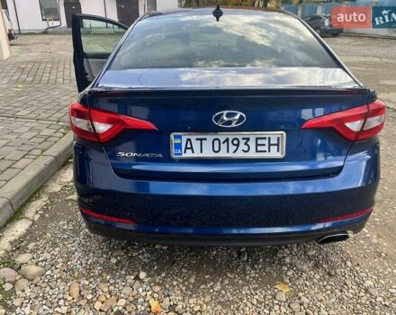 Синій Хендай Соната, об'ємом двигуна 2.4 л та пробігом 127 тис. км за 10500 $, фото 20 на Automoto.ua