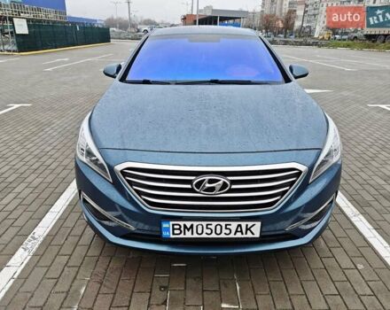 Синий Хендай Соната, объемом двигателя 2.36 л и пробегом 100 тыс. км за 9999 $, фото 1 на Automoto.ua
