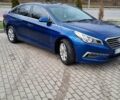 Синий Хендай Соната, объемом двигателя 2.36 л и пробегом 110 тыс. км за 8450 $, фото 1 на Automoto.ua
