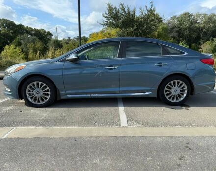 Синий Хендай Соната, объемом двигателя 2.4 л и пробегом 80 тыс. км за 7000 $, фото 3 на Automoto.ua