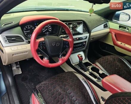 Синий Хендай Соната, объемом двигателя 2.36 л и пробегом 100 тыс. км за 9999 $, фото 23 на Automoto.ua