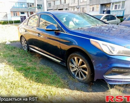 Синій Хендай Соната, об'ємом двигуна 2.4 л та пробігом 210 тис. км за 5300 $, фото 1 на Automoto.ua