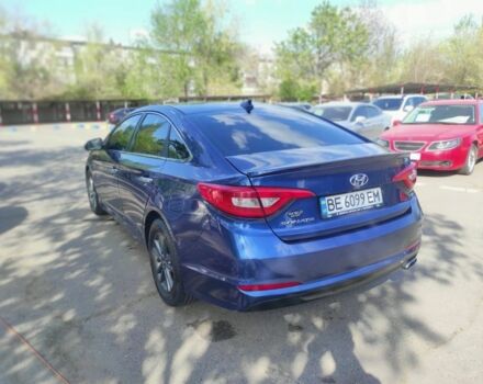 Синий Хендай Соната, объемом двигателя 2.4 л и пробегом 256 тыс. км за 7973 $, фото 2 на Automoto.ua