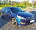 Синий Хендай Соната, объемом двигателя 2.4 л и пробегом 210 тыс. км за 10500 $, фото 1 на Automoto.ua