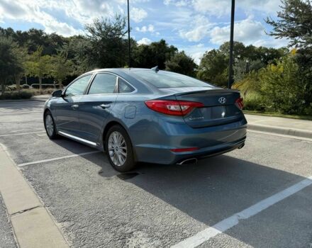 Синий Хендай Соната, объемом двигателя 2.4 л и пробегом 80 тыс. км за 7000 $, фото 6 на Automoto.ua