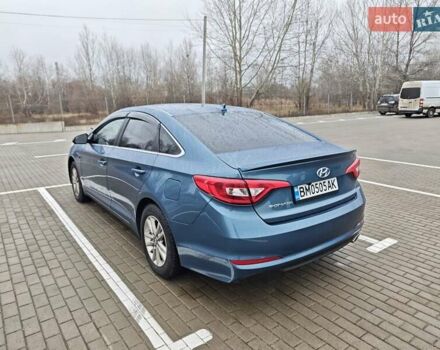 Синий Хендай Соната, объемом двигателя 2.36 л и пробегом 100 тыс. км за 9999 $, фото 4 на Automoto.ua