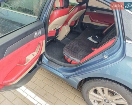 Синий Хендай Соната, объемом двигателя 2.36 л и пробегом 100 тыс. км за 9999 $, фото 9 на Automoto.ua