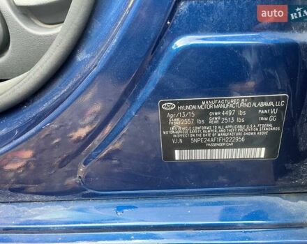 Синій Хендай Соната, об'ємом двигуна 2.4 л та пробігом 127 тис. км за 10500 $, фото 15 на Automoto.ua
