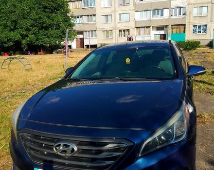 Синій Хендай Соната, об'ємом двигуна 2.4 л та пробігом 210 тис. км за 5300 $, фото 8 на Automoto.ua