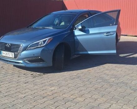 Синій Хендай Соната, об'ємом двигуна 2 л та пробігом 150 тис. км за 11800 $, фото 2 на Automoto.ua