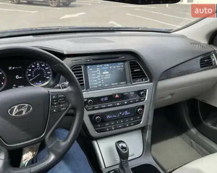 Синий Хендай Соната, объемом двигателя 2.36 л и пробегом 145 тыс. км за 10500 $, фото 6 на Automoto.ua