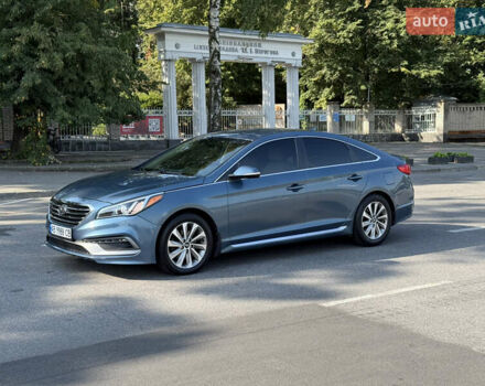 Синий Хендай Соната, объемом двигателя 2.4 л и пробегом 78 тыс. км за 11700 $, фото 18 на Automoto.ua