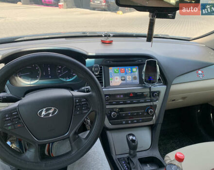 Синий Хендай Соната, объемом двигателя 2.4 л и пробегом 144 тыс. км за 12100 $, фото 15 на Automoto.ua