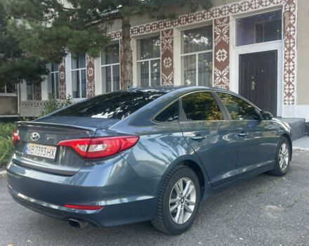 Синий Хендай Соната, объемом двигателя 2.36 л и пробегом 285 тыс. км за 10800 $, фото 5 на Automoto.ua