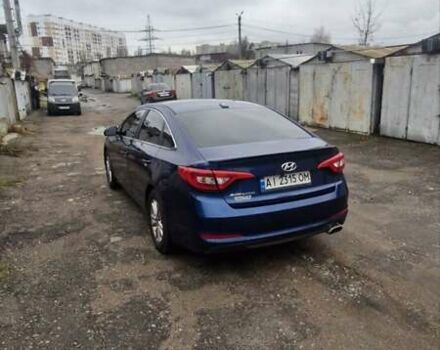 Синий Хендай Соната, объемом двигателя 2.36 л и пробегом 138 тыс. км за 8900 $, фото 5 на Automoto.ua