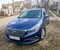 Синий Хендай Соната, объемом двигателя 2.4 л и пробегом 162 тыс. км за 8500 $, фото 1 на Automoto.ua