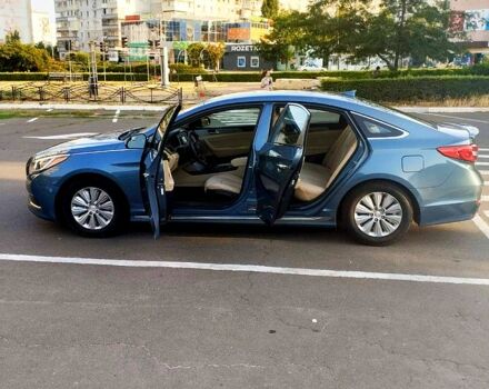 Синий Хендай Соната, объемом двигателя 2 л и пробегом 172 тыс. км за 12000 $, фото 3 на Automoto.ua