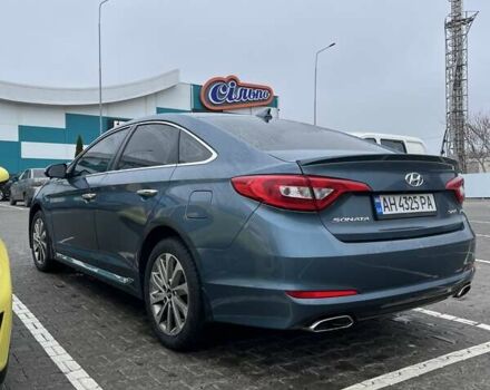 Синій Хендай Соната, об'ємом двигуна 2.36 л та пробігом 130 тис. км за 11000 $, фото 2 на Automoto.ua
