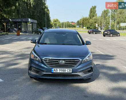 Синий Хендай Соната, объемом двигателя 2.4 л и пробегом 78 тыс. км за 11700 $, фото 16 на Automoto.ua