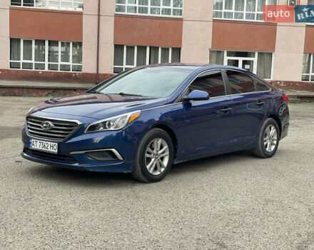 Синій Хендай Соната, об'ємом двигуна 2.36 л та пробігом 125 тис. км за 8500 $, фото 1 на Automoto.ua