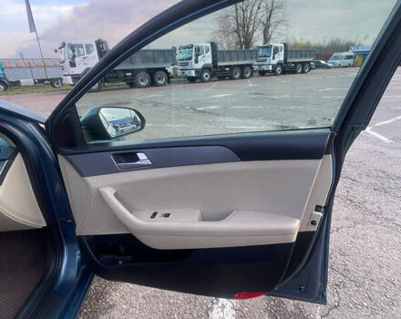 Синий Хендай Соната, объемом двигателя 2.36 л и пробегом 210 тыс. км за 9500 $, фото 6 на Automoto.ua