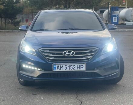 Хендай Соната 2016 в Житомире на Automoto.ua Синий Хендай Соната, объемом двигателя 2.4 л и пробегом 136 тыс. км за 13000 $, фото 5 на Automoto.ua