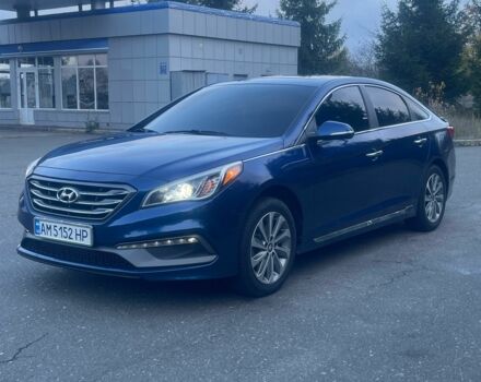 Хендай Соната 2016 в Житомире на Automoto.ua Синий Хендай Соната, объемом двигателя 2.4 л и пробегом 136 тыс. км за 13000 $, фото 3 на Automoto.ua