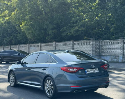Синий Хендай Соната, объемом двигателя 2.4 л и пробегом 78 тыс. км за 11700 $, фото 8 на Automoto.ua