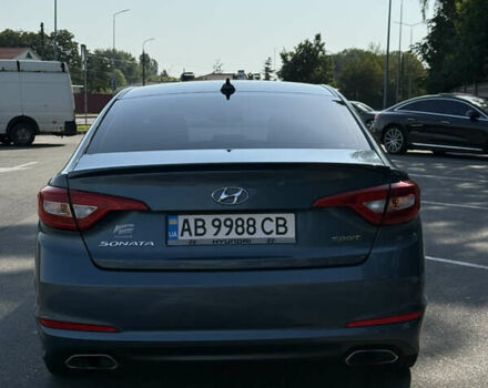 Синий Хендай Соната, объемом двигателя 2.4 л и пробегом 78 тыс. км за 11700 $, фото 9 на Automoto.ua