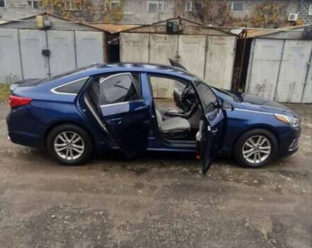 Синий Хендай Соната, объемом двигателя 2.36 л и пробегом 138 тыс. км за 8900 $, фото 6 на Automoto.ua