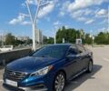 Синий Хендай Соната, объемом двигателя 2.4 л и пробегом 202 тыс. км за 9900 $, фото 1 на Automoto.ua