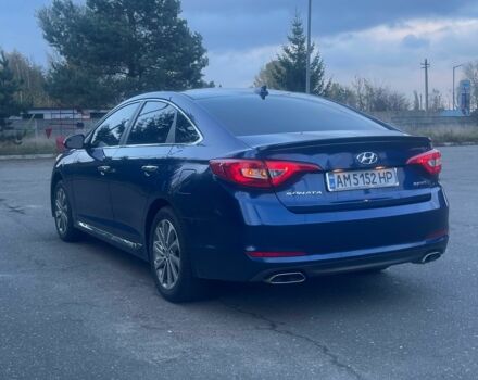 Хендай Соната 2016 в Житомире на Automoto.ua Синий Хендай Соната, объемом двигателя 2.4 л и пробегом 136 тыс. км за 13000 $, фото 2 на Automoto.ua