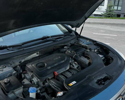 Синий Хендай Соната, объемом двигателя 2.4 л и пробегом 205 тыс. км за 12500 $, фото 14 на Automoto.ua