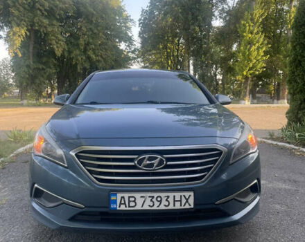 Синий Хендай Соната, объемом двигателя 2.36 л и пробегом 285 тыс. км за 10800 $, фото 1 на Automoto.ua