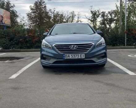 Синий Хендай Соната, объемом двигателя 2.4 л и пробегом 140 тыс. км за 12700 $, фото 1 на Automoto.ua