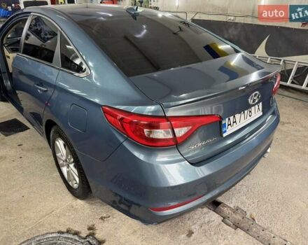 Синий Хендай Соната, объемом двигателя 2.4 л и пробегом 70 тыс. км за 10999 $, фото 10 на Automoto.ua