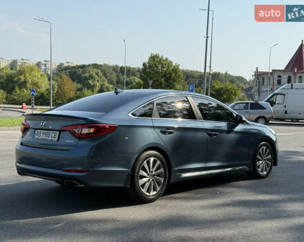 Синий Хендай Соната, объемом двигателя 2.4 л и пробегом 78 тыс. км за 11700 $, фото 21 на Automoto.ua