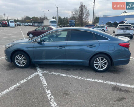 Синий Хендай Соната, объемом двигателя 2.36 л и пробегом 210 тыс. км за 9500 $, фото 3 на Automoto.ua